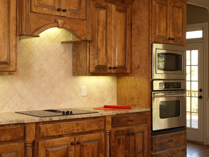 Built In Cabinetry Staining in Lafayette, IN